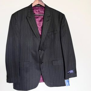 NEW! JEAN JOHN fine tailoring striped jacket 44R